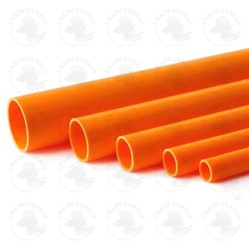 PVC Rohr 40mm Orange 1m